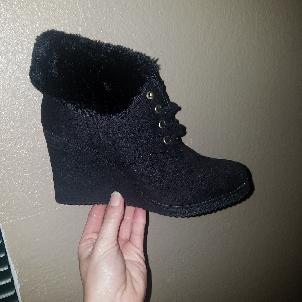Black booties